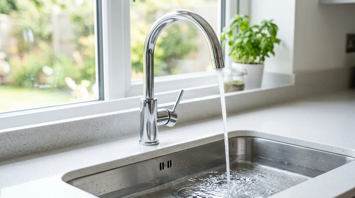 Local Plumbing Master Pros same day plumber fixing a faucet in Belleville, PA